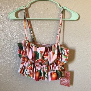 NWT Kortni Jeane ruffle top